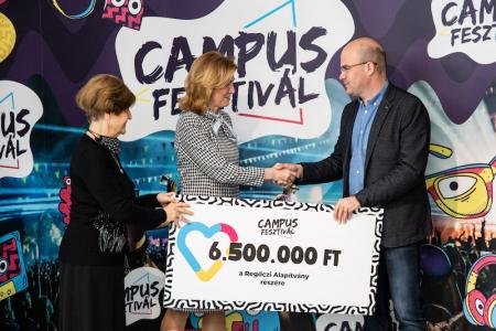 6,5 millió Forint támogatást gyüjtött össze a Campus