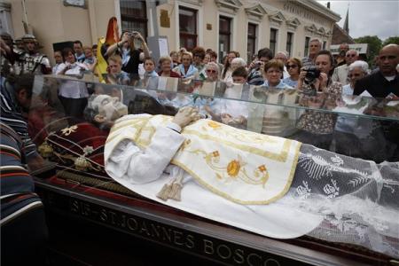 Megérkezett Bosco Szent János ereklyéje Szombathelyre