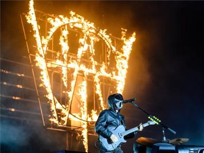 A brit Muse együttes koncertje a VOLT Fesztiválon