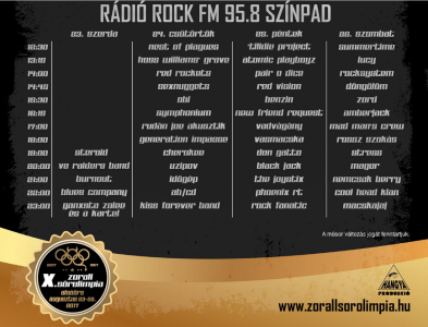 Radio Rock - 95.8FM - Színpad
